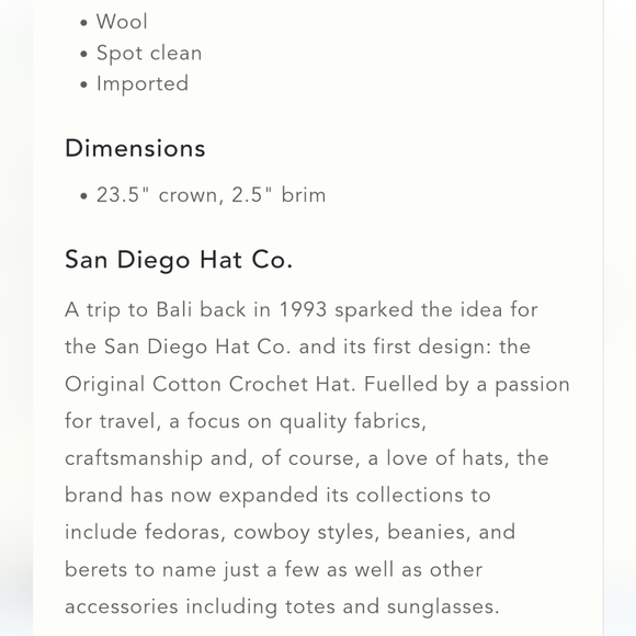 NWT Wide Brim Felt Fedora with Bow San Diego Hat Co x Anthro - Picture 7 of 7